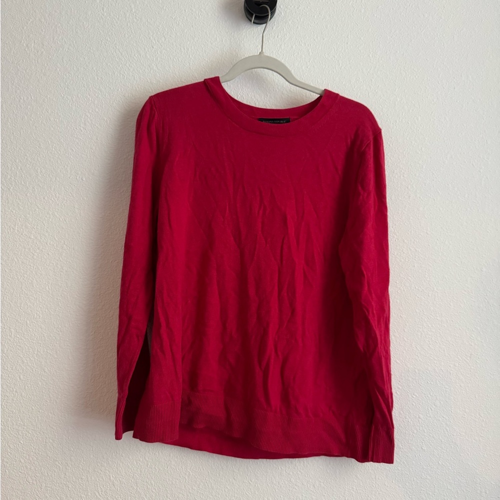 Banana Republic Magenta Cashmere Sweater